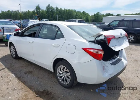 2019 Toyota Corolla Le z USA, uszkodzony, nr VIN 2T1BURHE1KC195164
